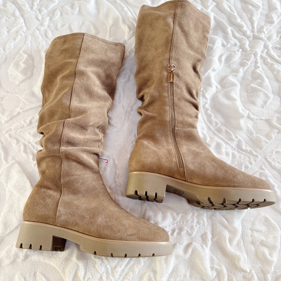 Blondo Keisha Tall Suede Waterproof Boots Size 8 New - Picture 4 of 7